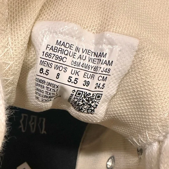 Converse new White High-Top Sneakers - Picture 10 of 10